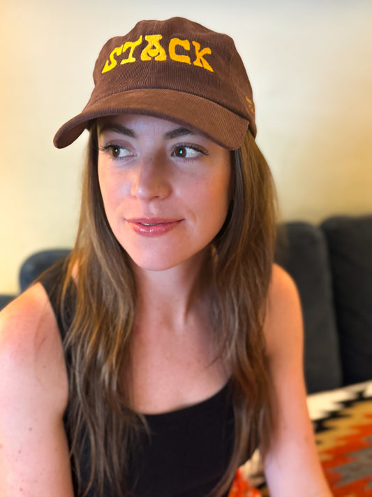 Stack Hazy Vintage Corduroy Cap - Retro Crypto Hat