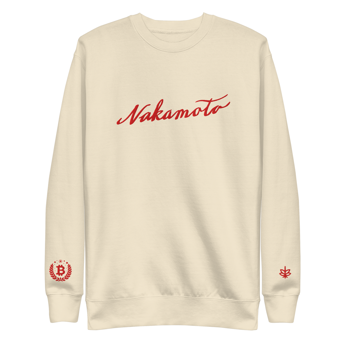 Nakamoto 1776 Embroidered Premium Sweatshirt