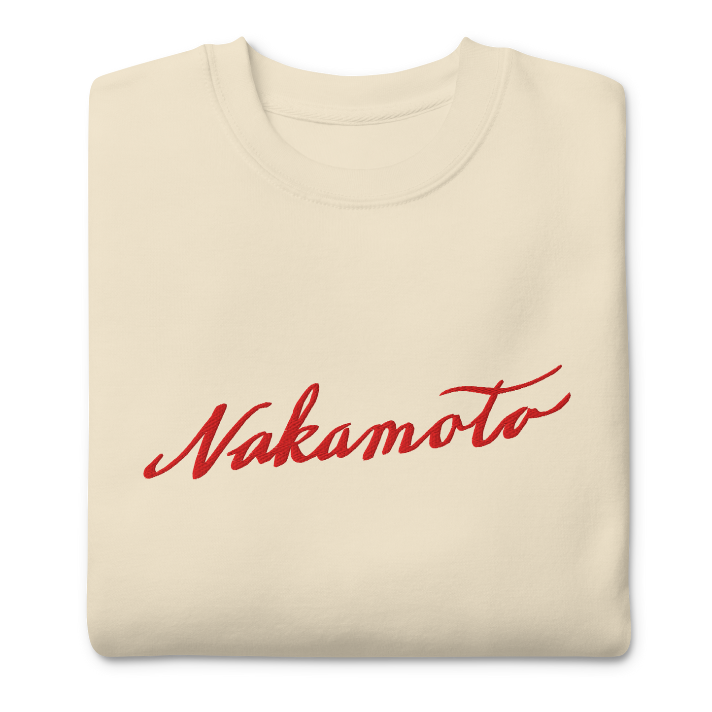 Nakamoto 1776 Embroidered Premium Sweatshirt