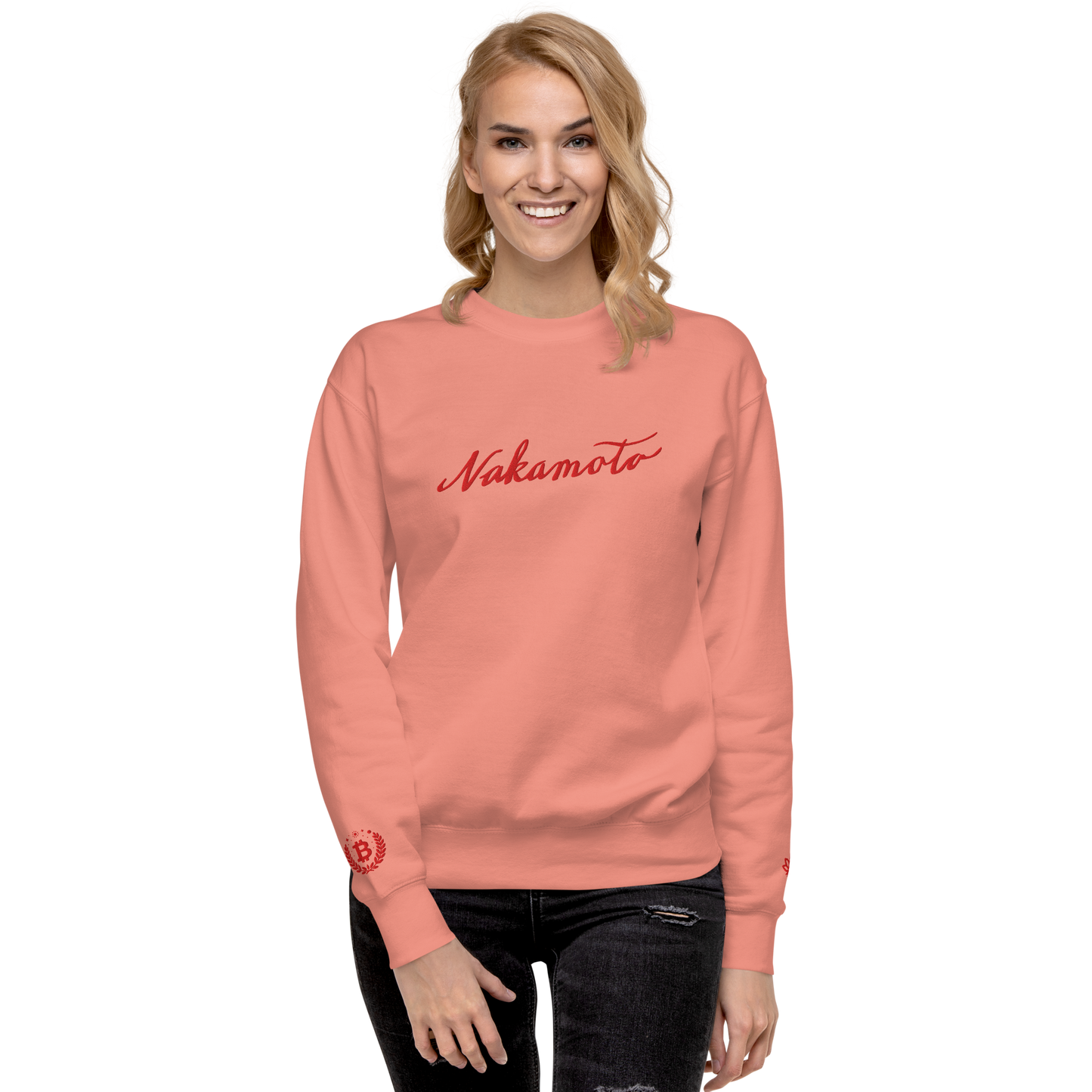 Nakamoto 1776 Embroidered Premium Sweatshirt