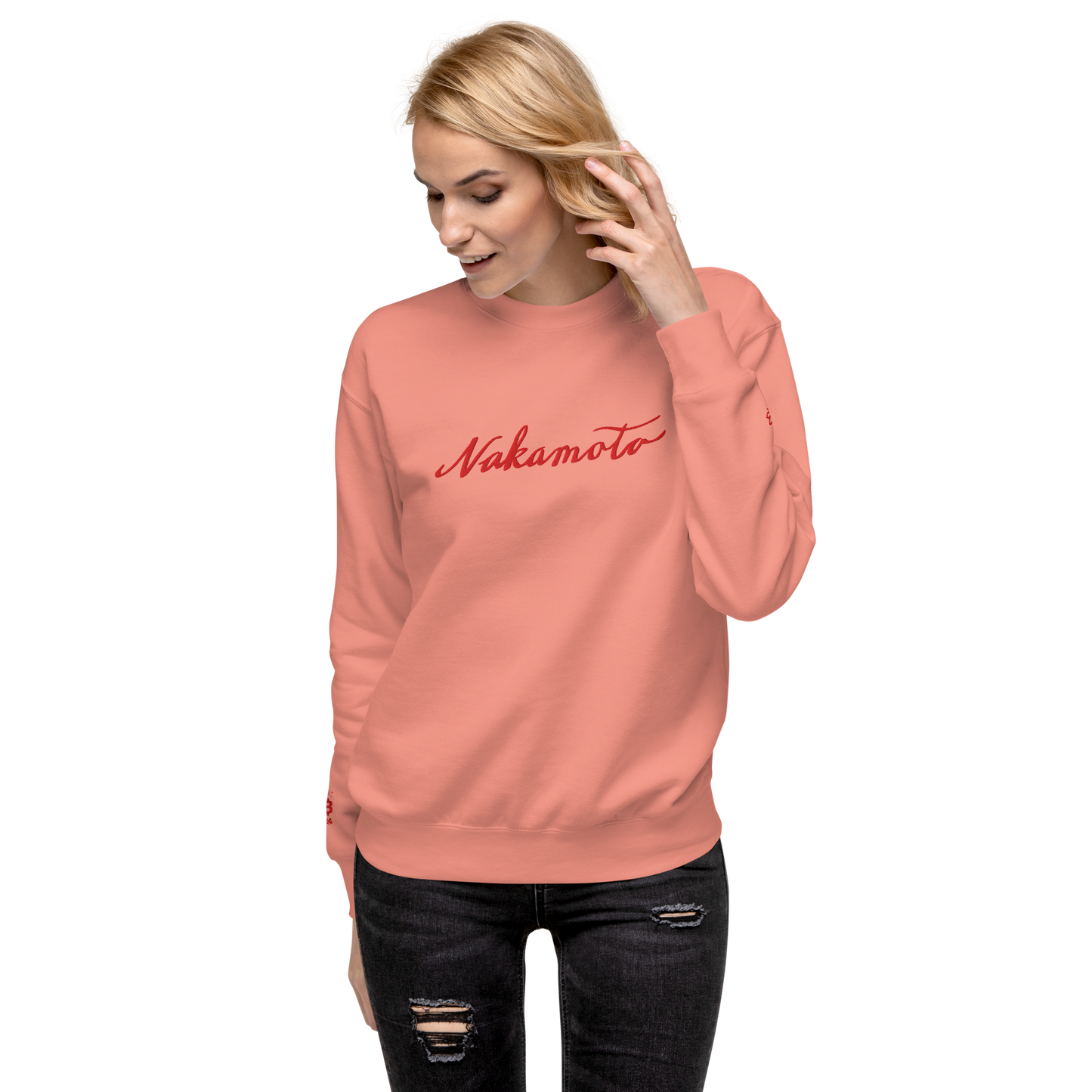 Nakamoto 1776 Embroidered Premium Sweatshirt