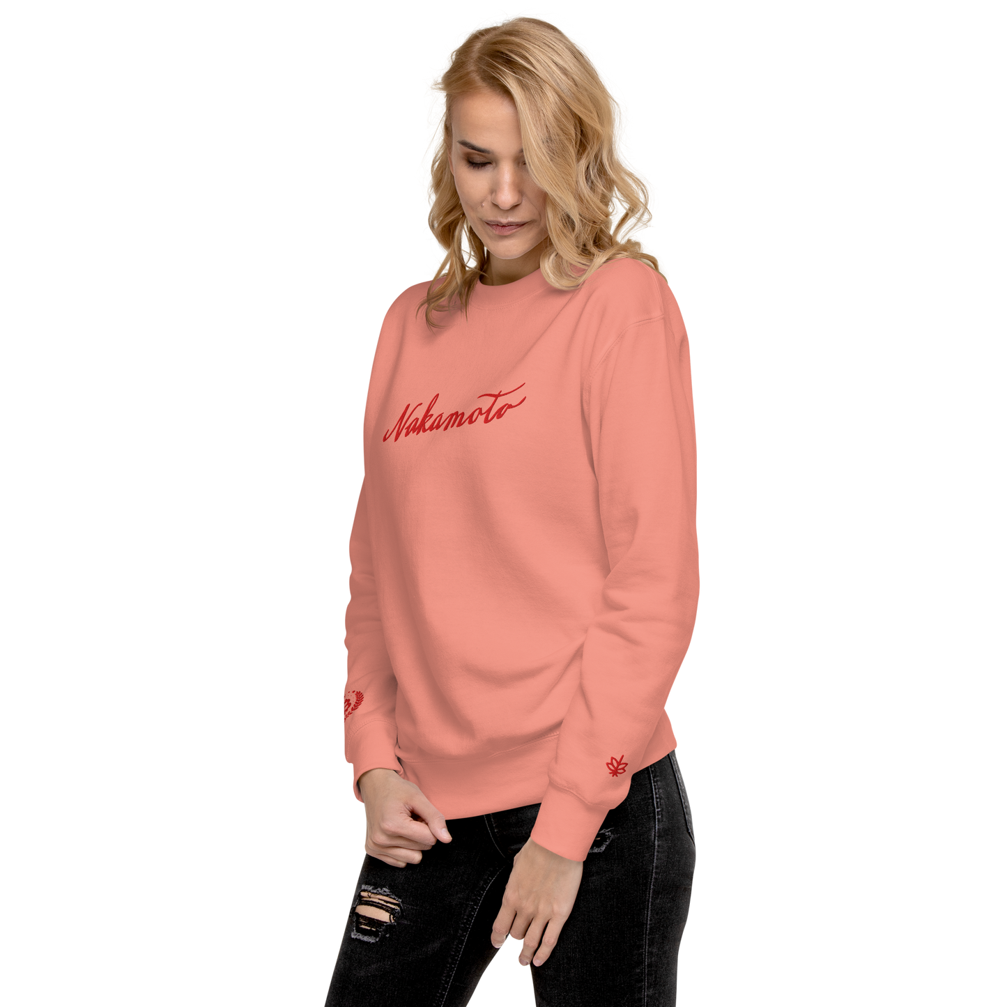 Nakamoto 1776 Embroidered Premium Sweatshirt