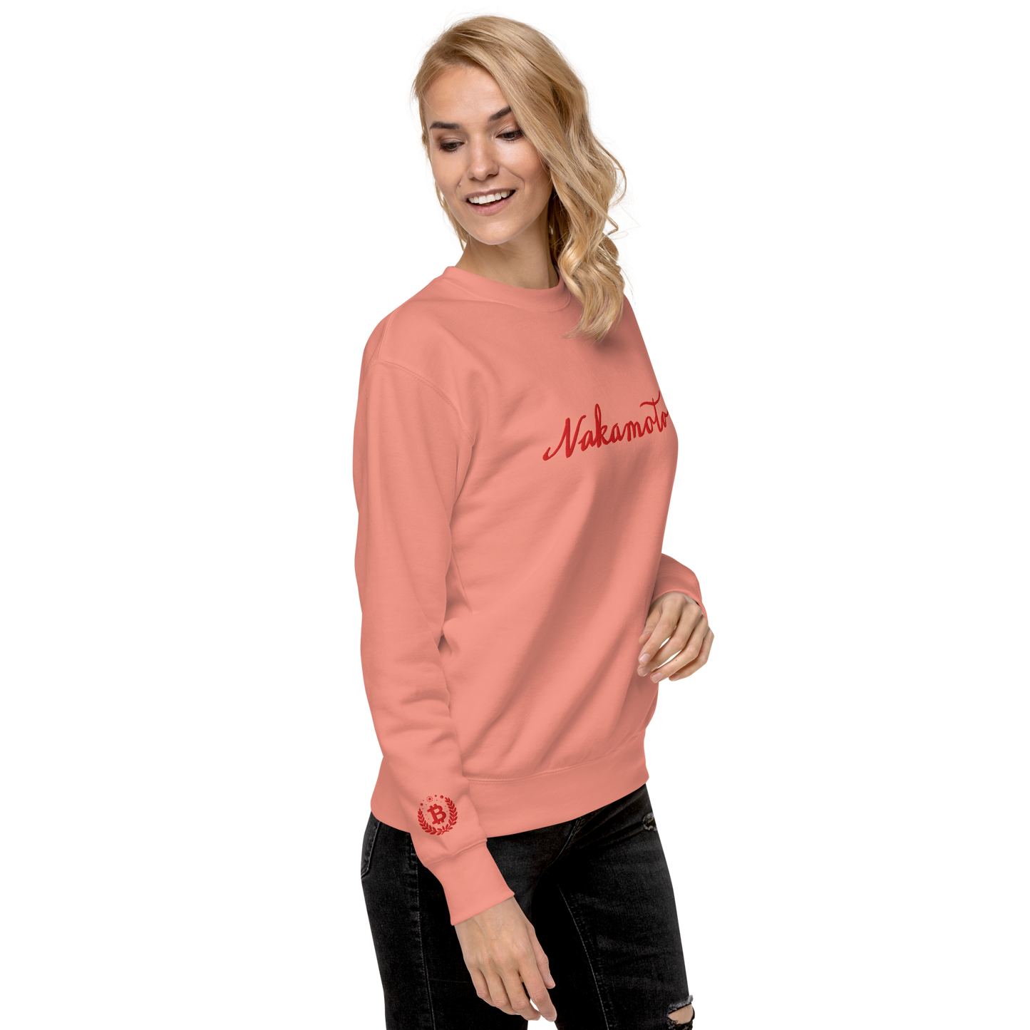 Nakamoto 1776 Embroidered Premium Sweatshirt