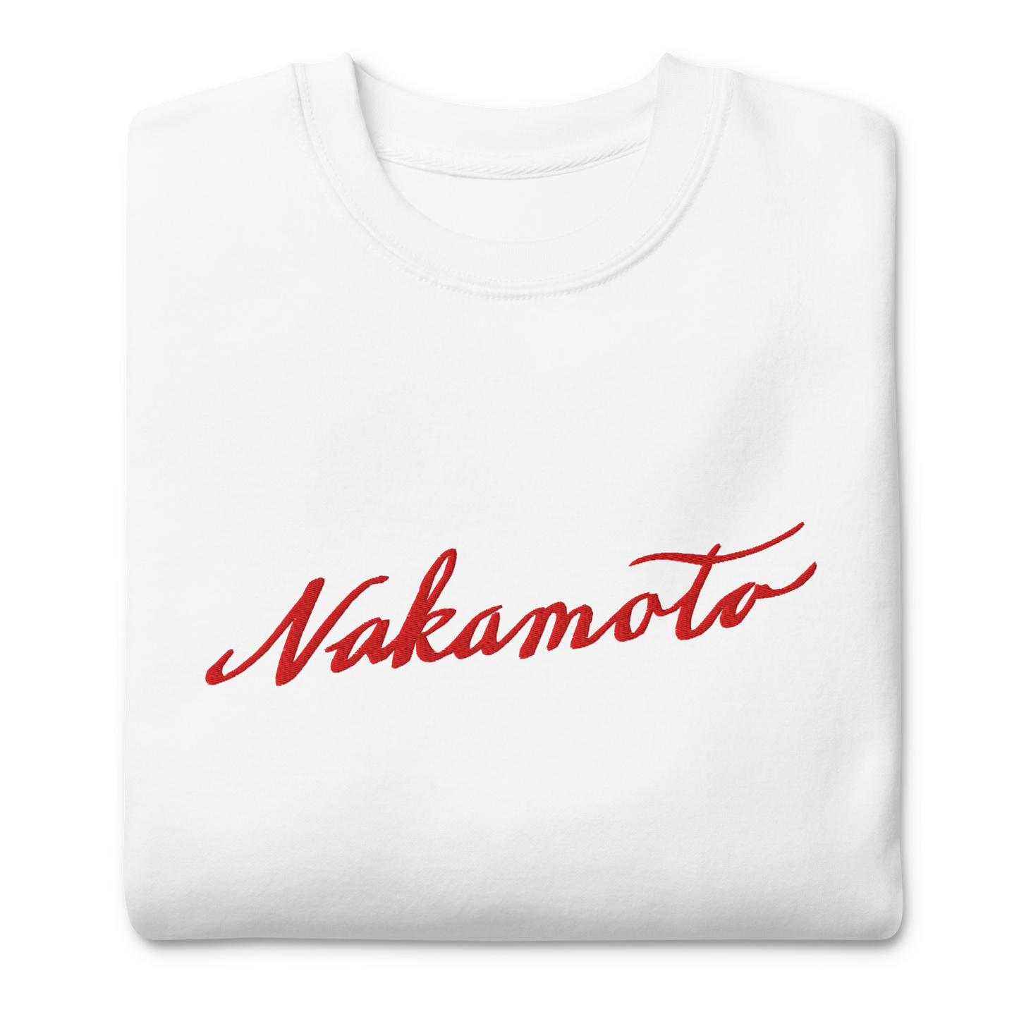 Nakamoto 1776 Embroidered Premium Sweatshirt
