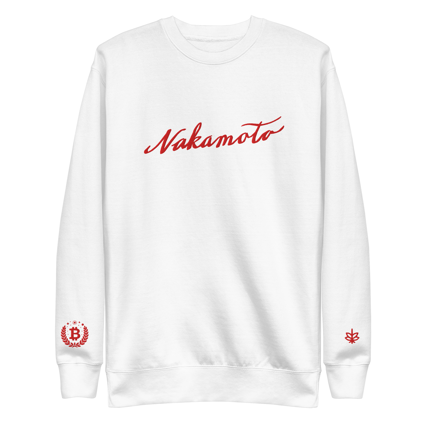 Nakamoto 1776 Embroidered Premium Sweatshirt