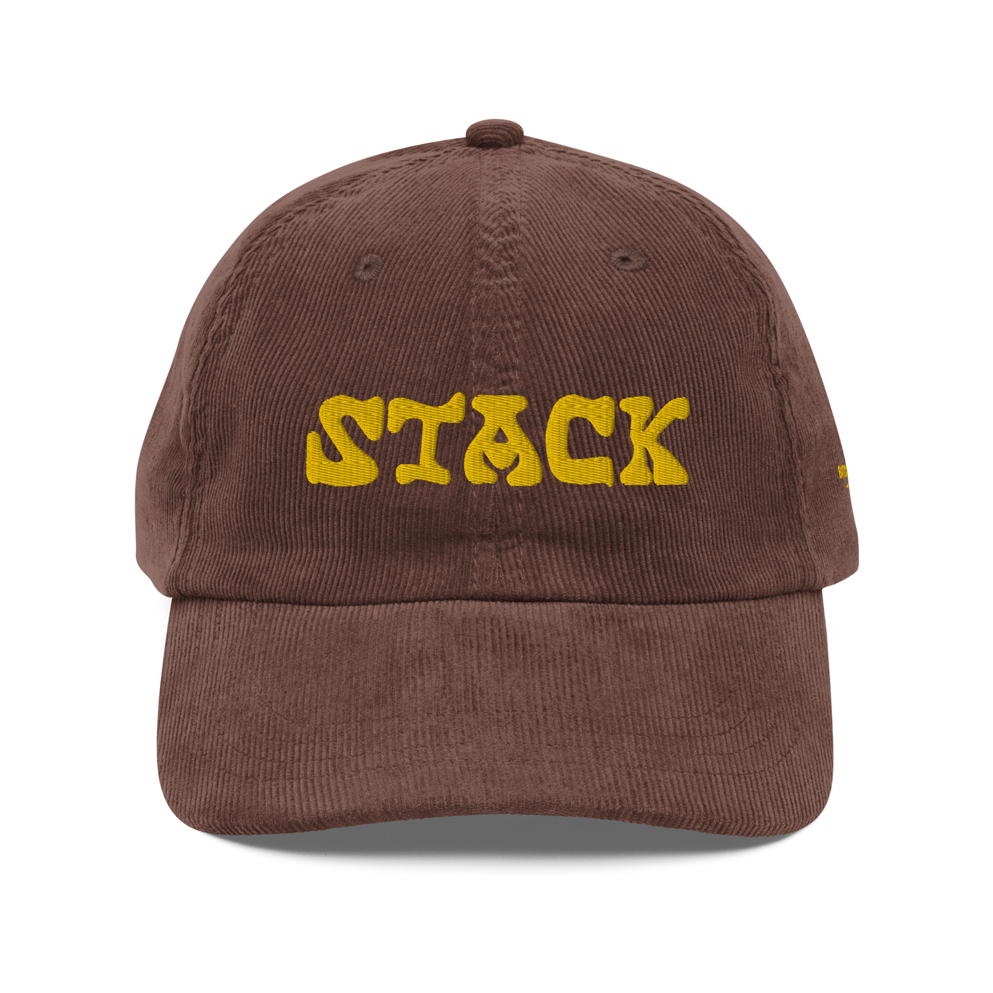 Stack Hazy Vintage Corduroy Cap - Retro Crypto Hat
