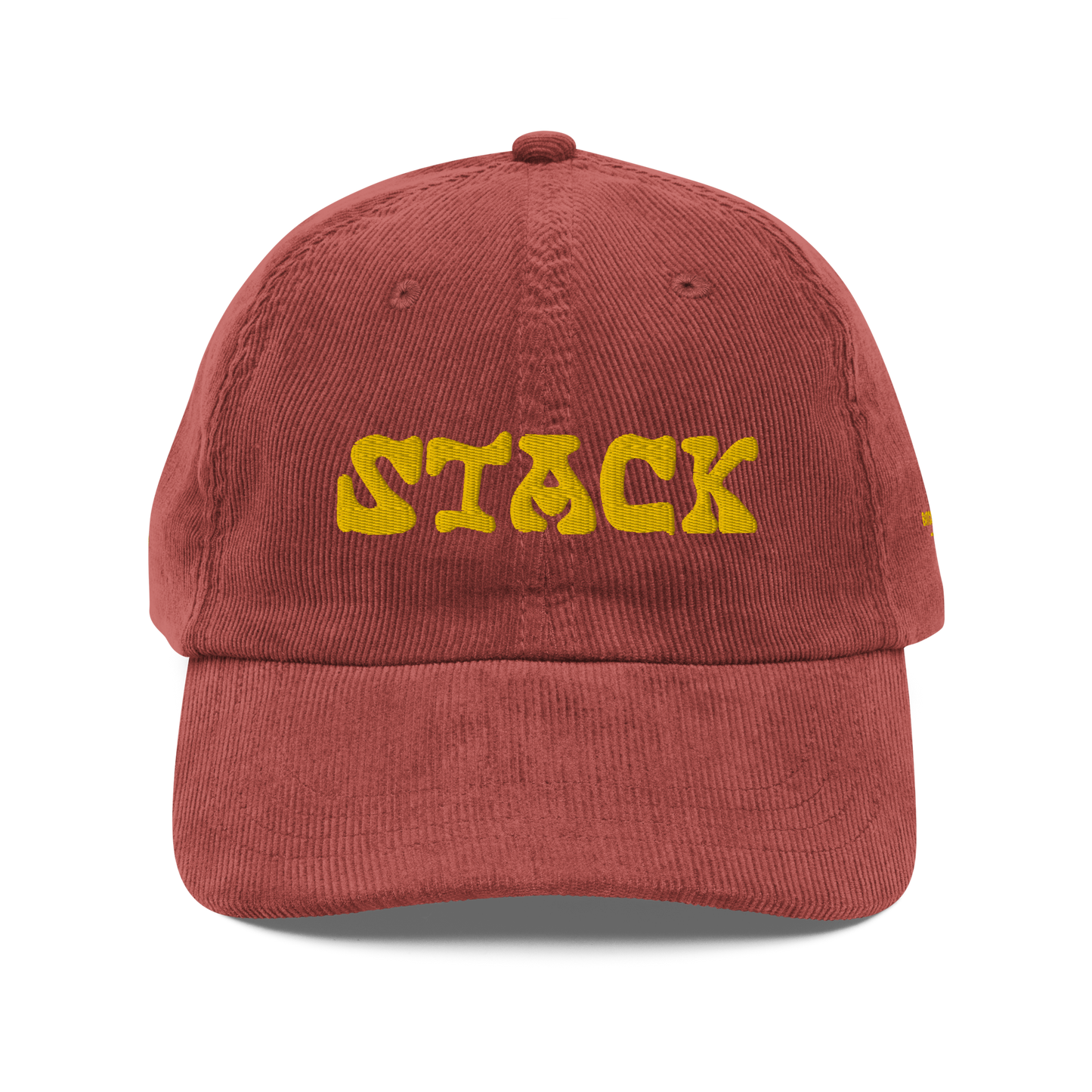Stack Hazy Vintage Corduroy Cap - Retro Crypto Hat