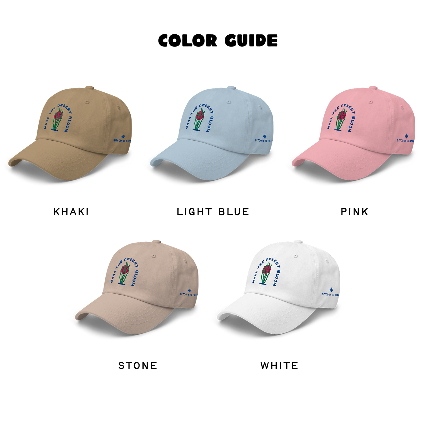 Make The Desert Bloom - Bitcoin Hat