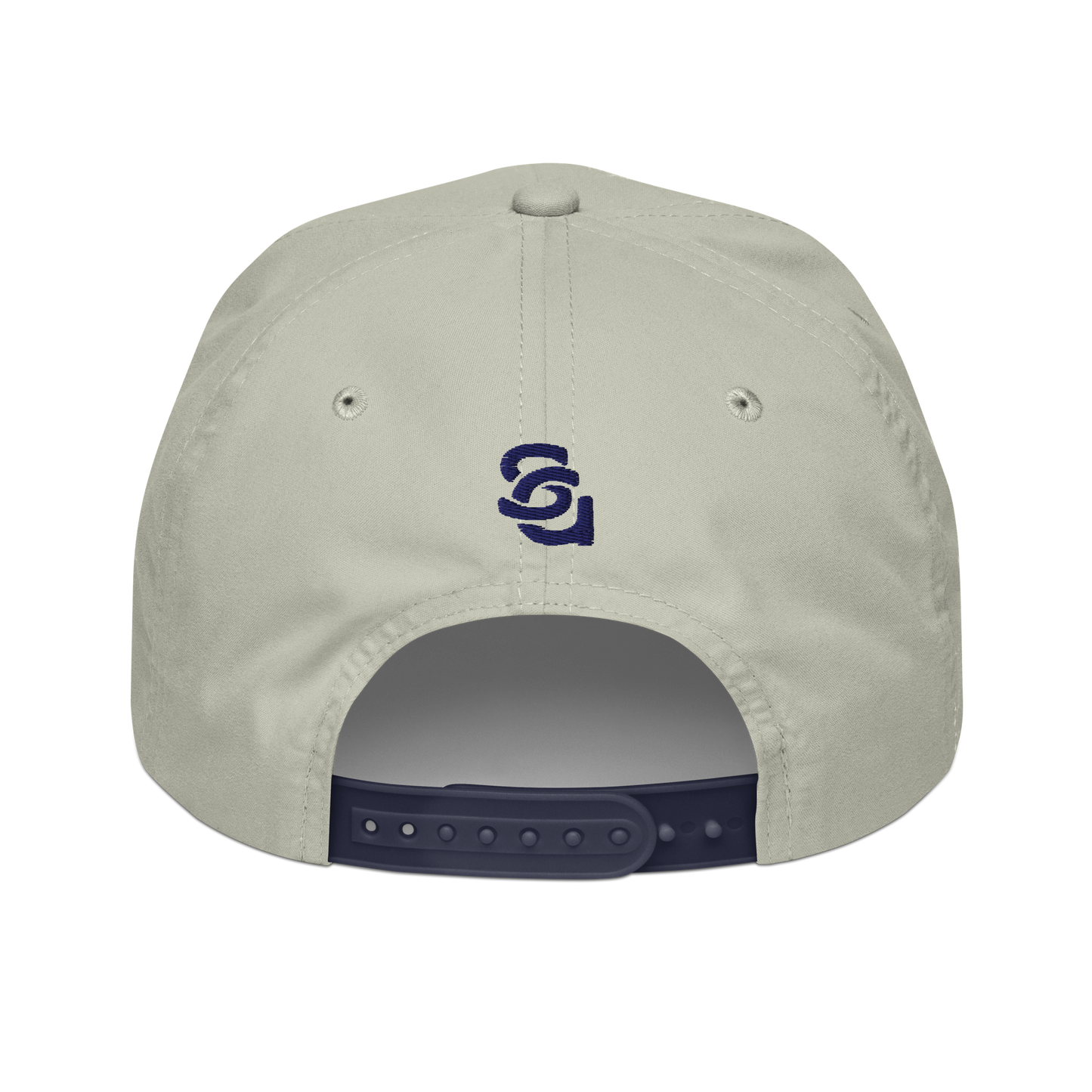 Back of No 2nd best Sovereign Goods Co. hat with SG logo
