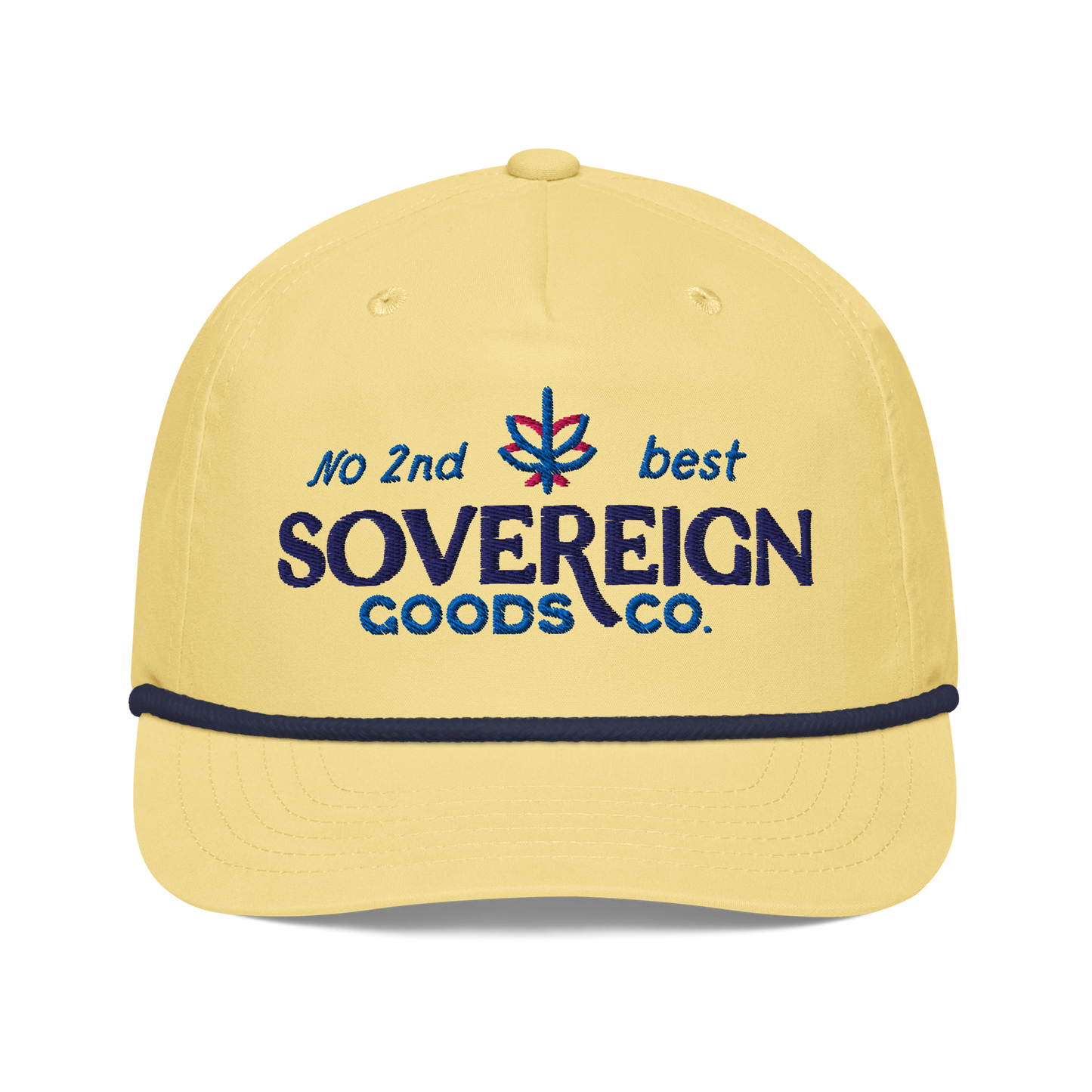 No 2nd best Sovereign Goods Co. Hat in yellow