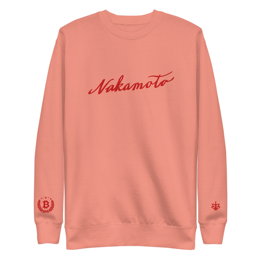 Nakamoto 1776 Embroidered Premium Sweatshirt