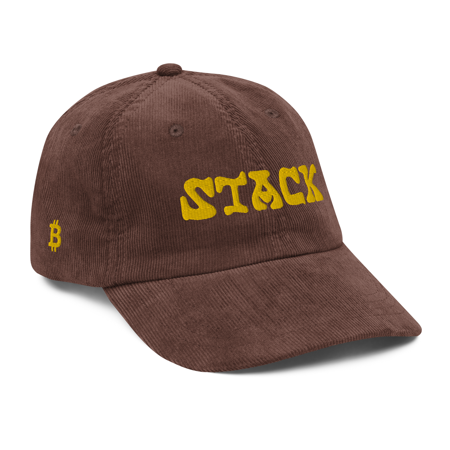 Stack Hazy Vintage Corduroy Cap - Retro Crypto Hat